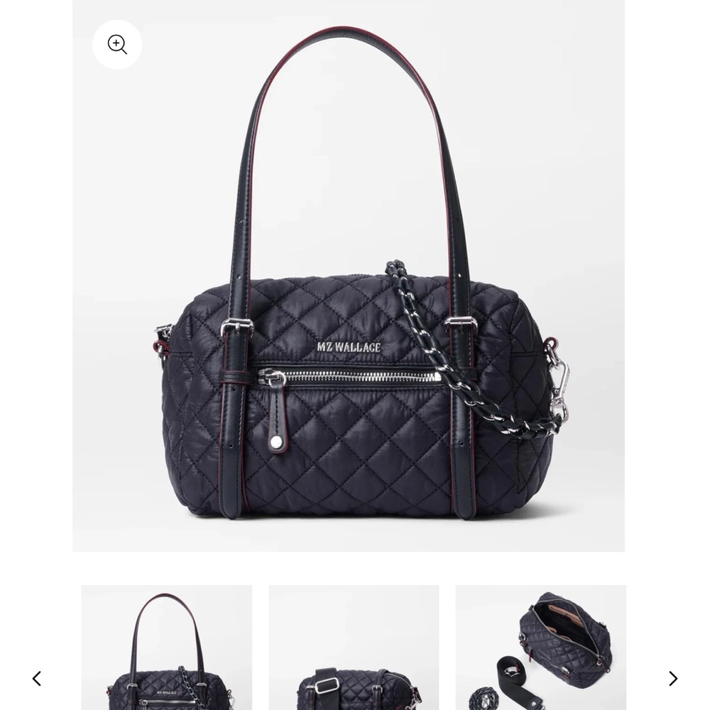 MZ Wallace small barrel tote Black